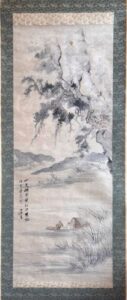 柏木如亭の秋景山水図（掛軸）の作品写真