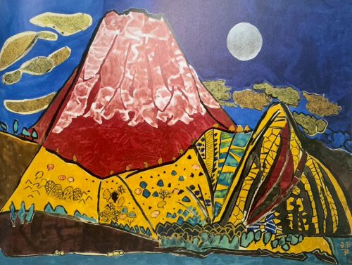 めでたき富士 西湖の富士