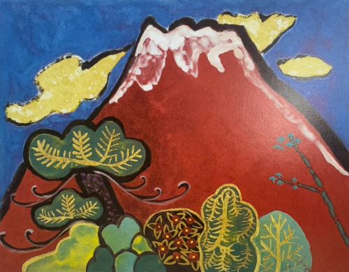 めでたき紅富士 富士弐題