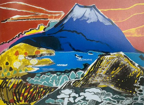 大観山の青富士