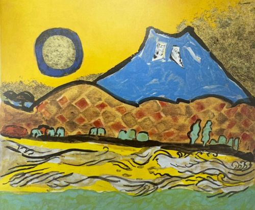 月（めでたき富士より）