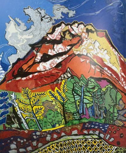 五合目からの赤富士