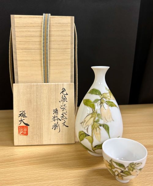 加藤雅大-色絵蛍袋文酒器
