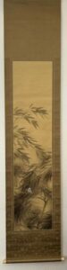 川端龍子の雀（掛軸）の作品写真