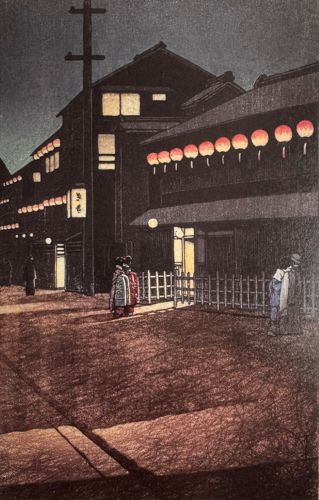 大阪宗右衛門町の夕