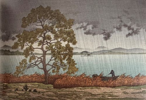 湖畔の雨（松江）