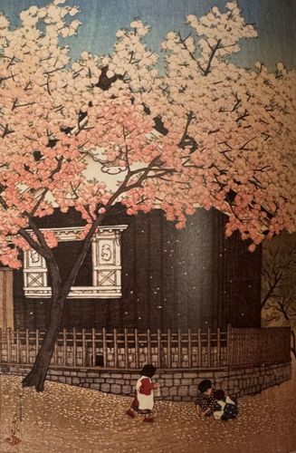 春の愛宕山「東京十二題」より