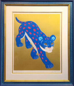 河嶋淳司の子ライオン（動物画）の作品写真