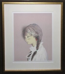 北田克己の青柳のころ（リトグラフ）の作品写真