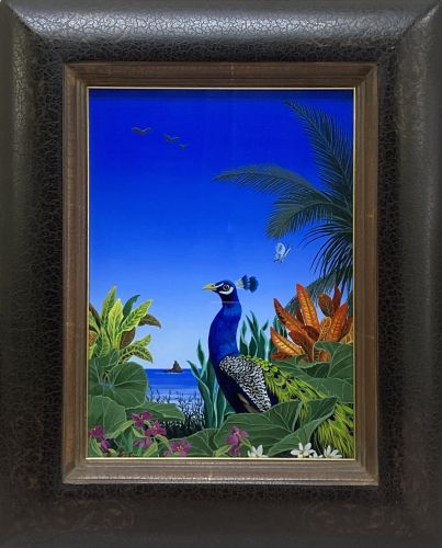 北久美子の風（油彩）の作品写真