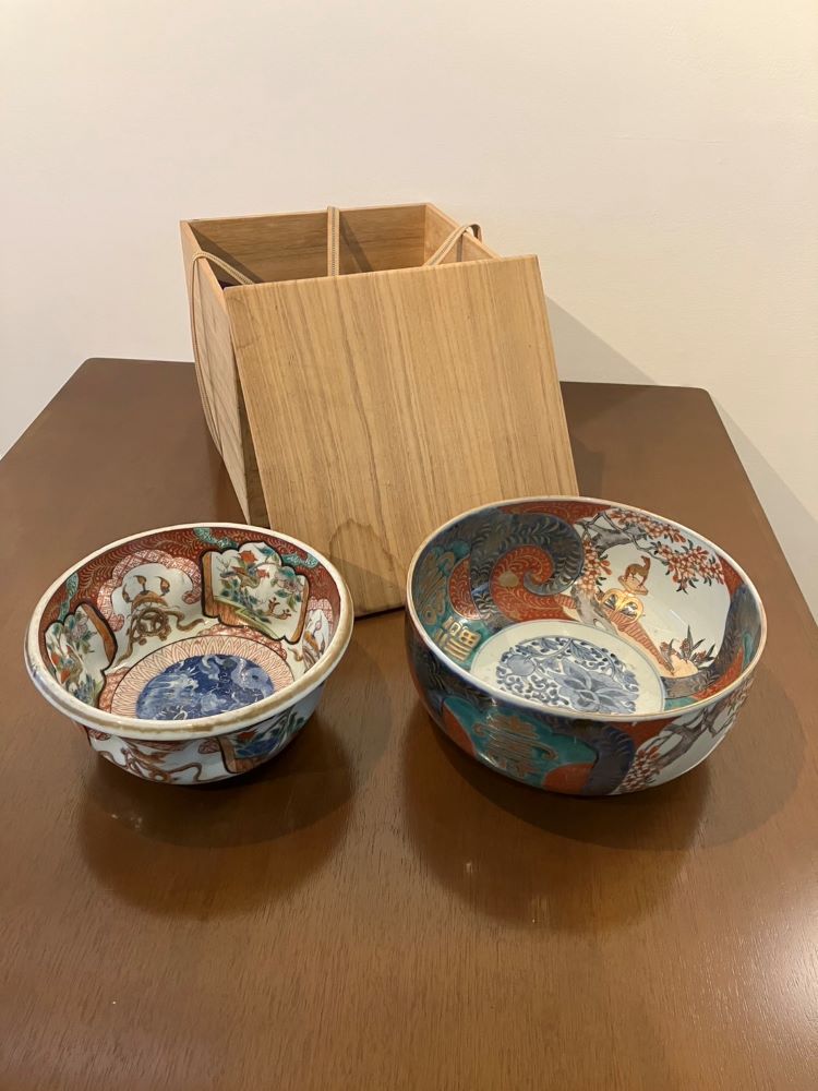 古伊万里　大鉢2点セット5,000円　24.7