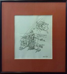 小磯良平の聖書挿絵（版画）の作品写真