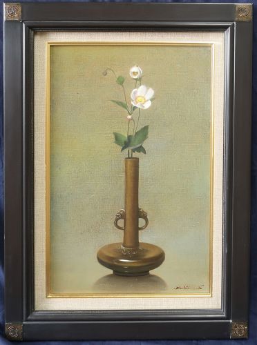古銅龍耳に穐明菊