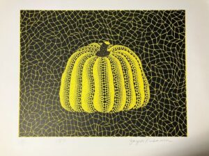 草間彌生の♯39南瓜（版画）の作品写真