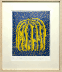 草間彌生のかぼちゃBT ♯318（版画）の作品写真