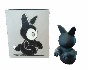 LottaのSocks the Ghost cat（フィギュア）の作品写真