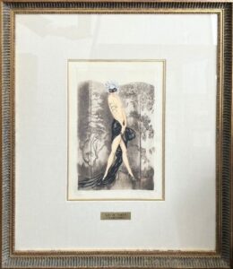 ルイ・イカールの黒い仮面（エッチング）の作品写真