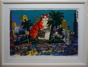 マイケル・ルーのユニオンスクエアー（版画）の作品写真