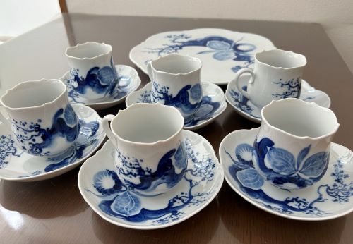 美品】マイセン☆Meissen Cross 土臭い Swords☆ティーセット