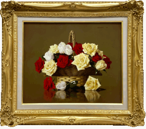 篭の薔薇