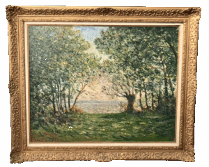 マクシム・モーフラの朝（ペグ＝メイユ）（油彩）の作品写真