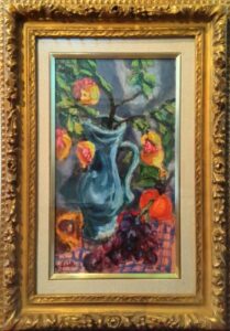 鍋井克之のざくろ（油彩）の作品写真