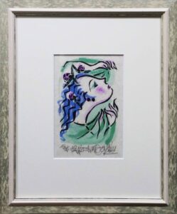 名嘉睦稔のケープ（版画）の作品写真