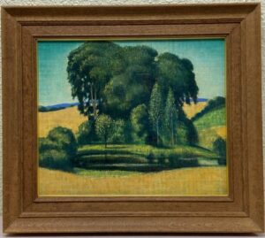 中根寛の木林と沼の画像写真