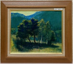 中根寛の高原夏木立の画像写真