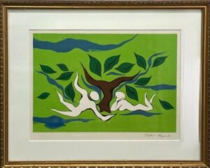 岡本太郎の憩い（版画）の作品写真