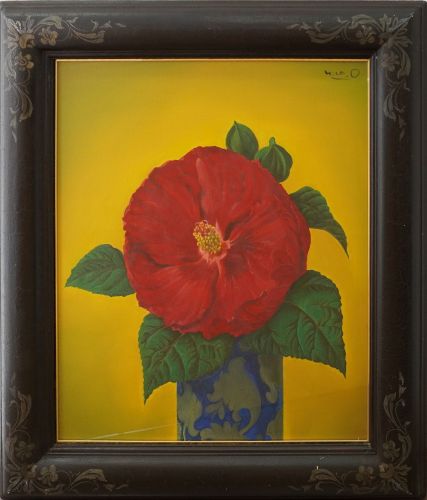 奥谷博 芙蓉 油彩 40,000円 20221031