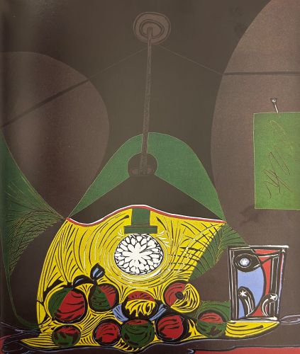 ランプの下の静物