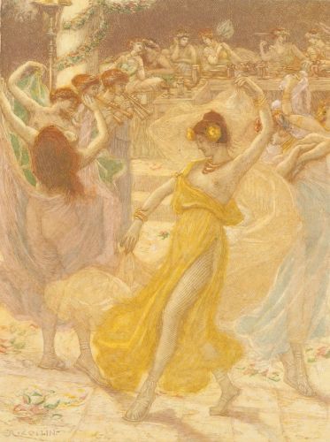 ラファエル・コランのアフロディーテ（挿絵）の作品写真　東京富士美術館