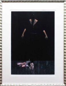 ロバート・ハインデルのダンサーインザブラックオンブラッ（版画）の作品写真