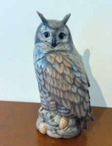 ロイヤル・コペンハーゲン-ミミズク置物