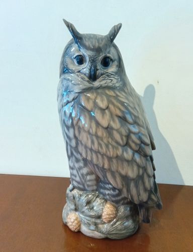 ロイヤル・コペンハーゲン-ミミズク置物