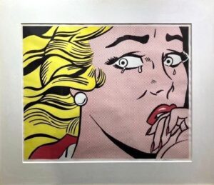 ロイ・リキテンスタインの Crying girl（リトグラフ）の作品写真