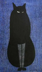 斎藤清の凝視（版画）の作品写真