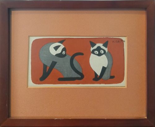 斎藤清-ねこ
