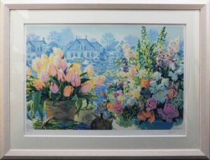 笹倉鉄平のブルーメンス（版画）の作品写真