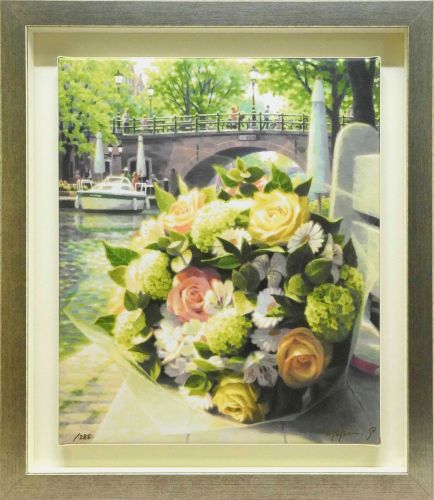 笹倉鉄平のユトレヒトの花束（版画）の作品写真