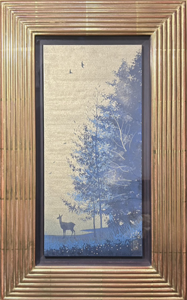 千住博の朝の湖畔（日本画）の作品写真
