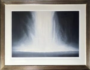 千住博の湖畔幻想（リトグラフ）の作品写真