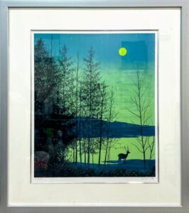 千住博の夜奏（版画）の作品写真
