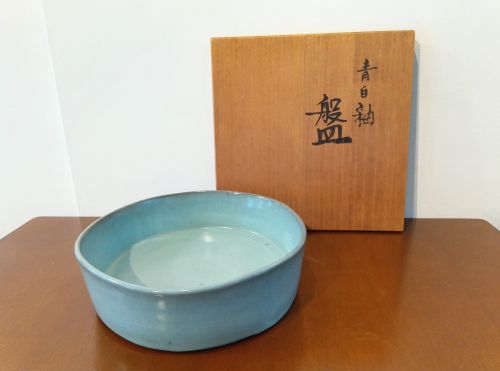 青白釉盤