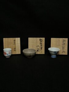 柿右衛門、今右衛門、太郎衛門－酒杯３点