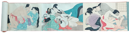 春画巻物の作品写真