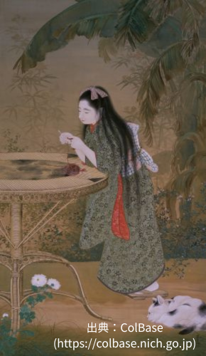寺崎廣業の秋苑の作品写真