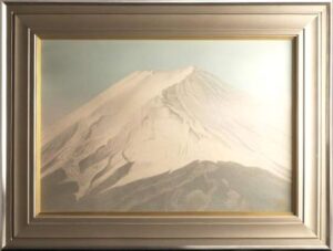 坪内滄明の富士（版画）の作品写真