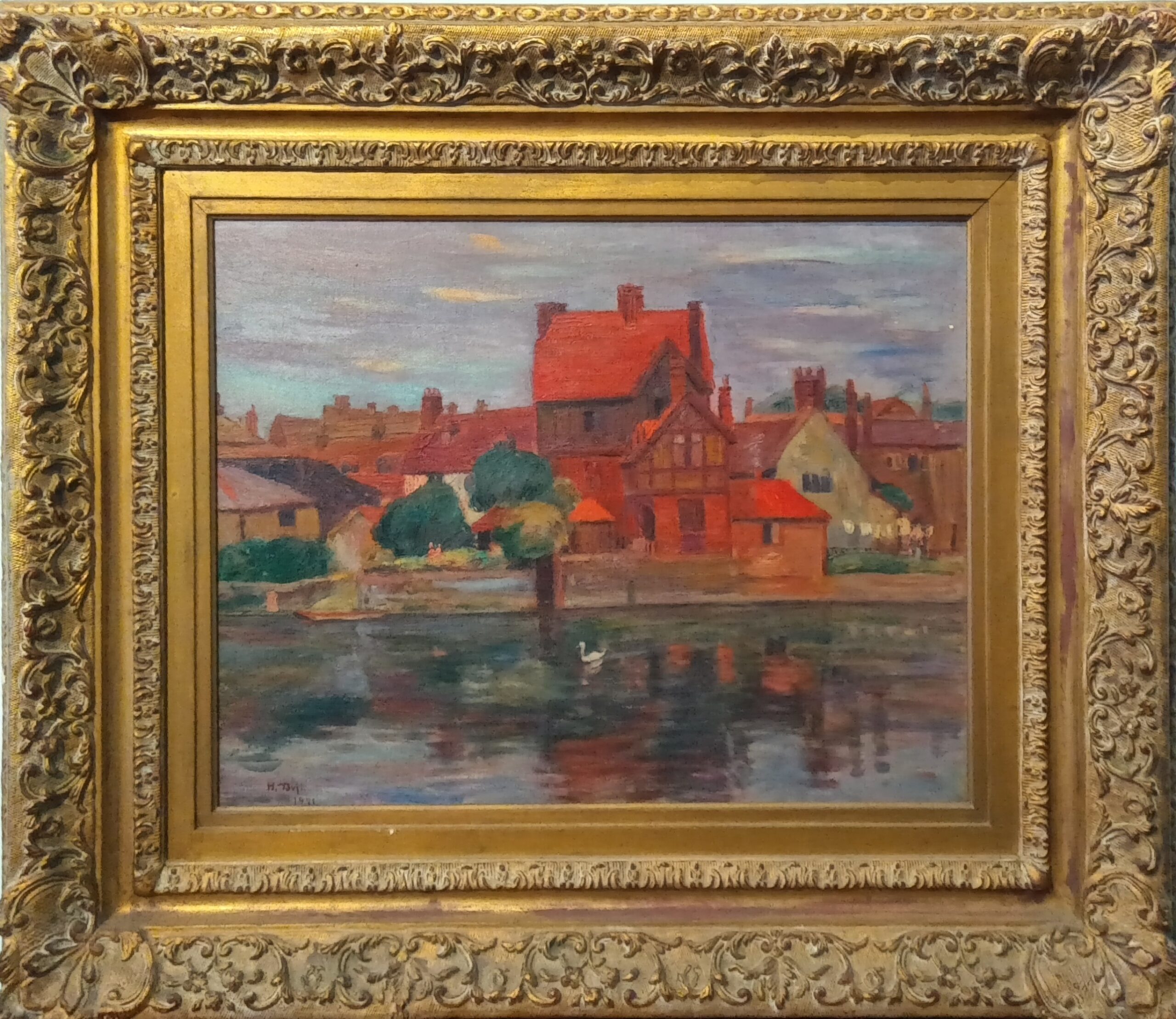 辻永の風景画(油彩)の作品写真